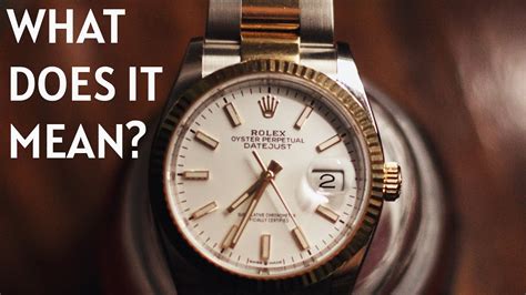 what does oyster perpetual mean on a rolex